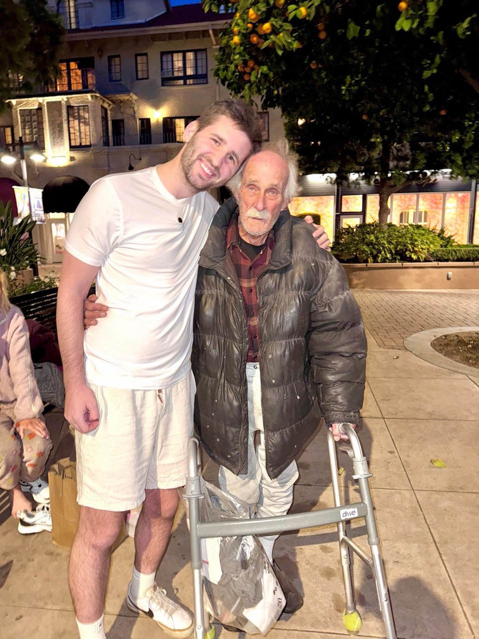Josh Liljenquist standing with Chuck, an 88-year-old U.S. Army veteran