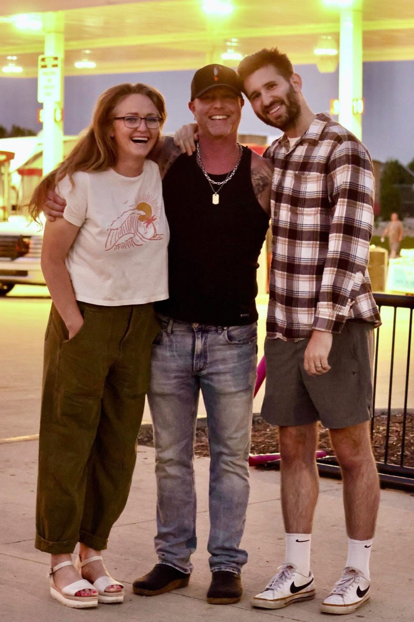 Josh Liljenquist with Tom and his wife after fundraiser support