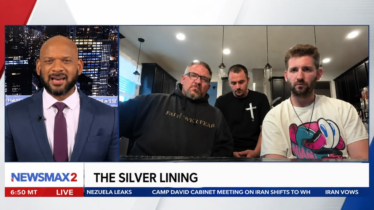 David J. Harris Jr. interviews James Cowan Jr., Dylan Kitley, and Josh Liljenquist during Newsmax2’s The Silver Lining.