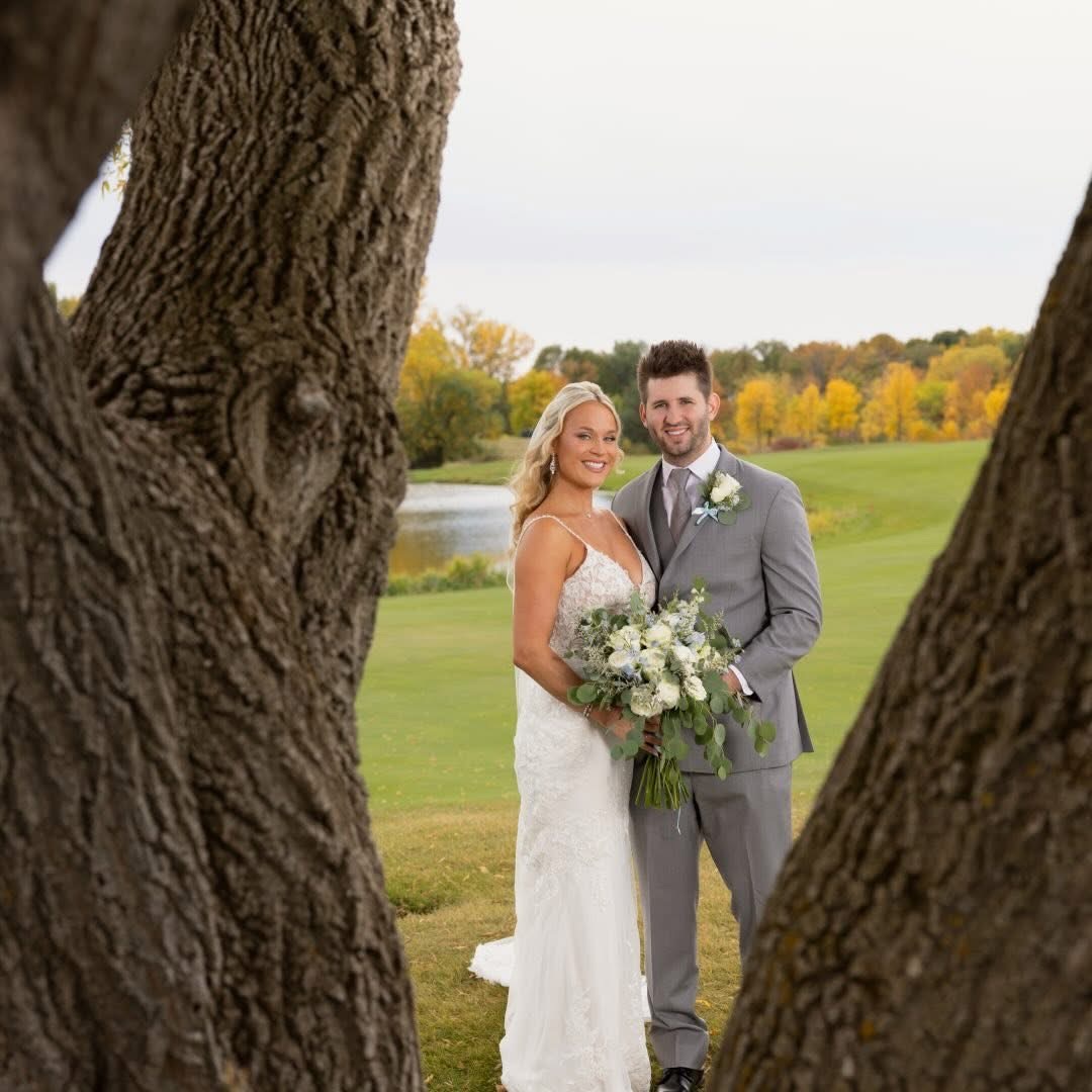 Josh and Ingrid Liljenquist on their wedding day