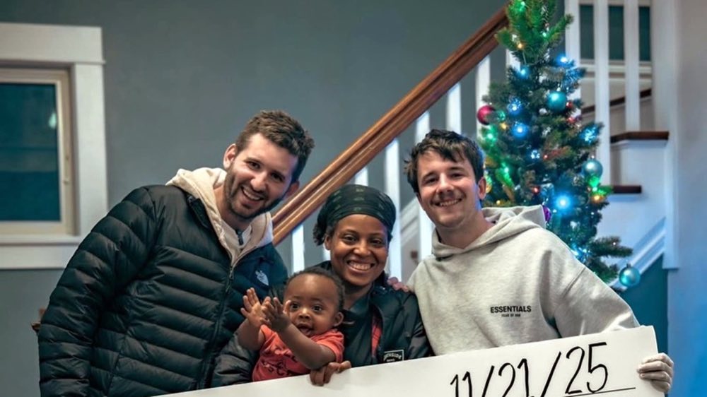 Josh Liljenquist with Sheena, Baby Joseph, and fundraiser support