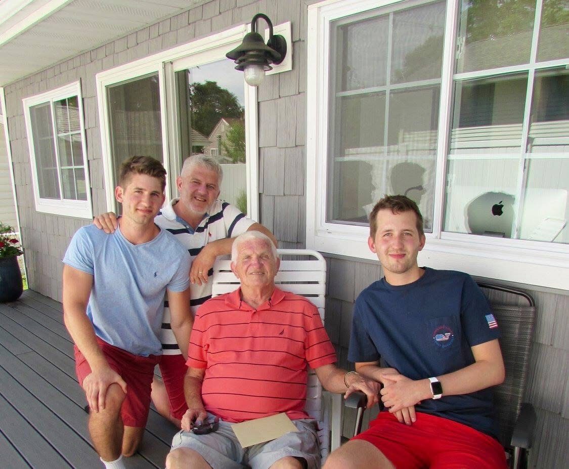 Lee Liljenquist with his son Trent and grandsons Josh and Jacob Liljenquist.