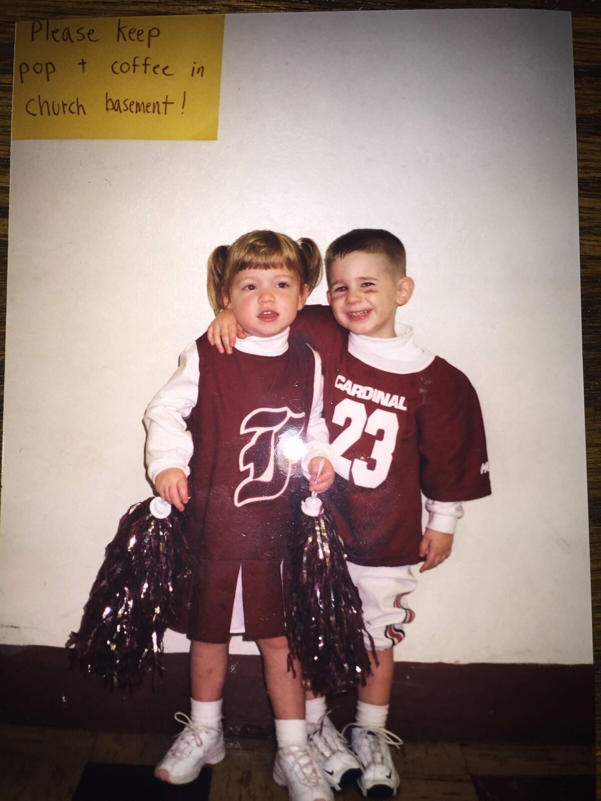 Alyssa and Josh together as young children in Fairmont. Born only weeks apart, the cousins spent nearly every day together during much of their childhood.