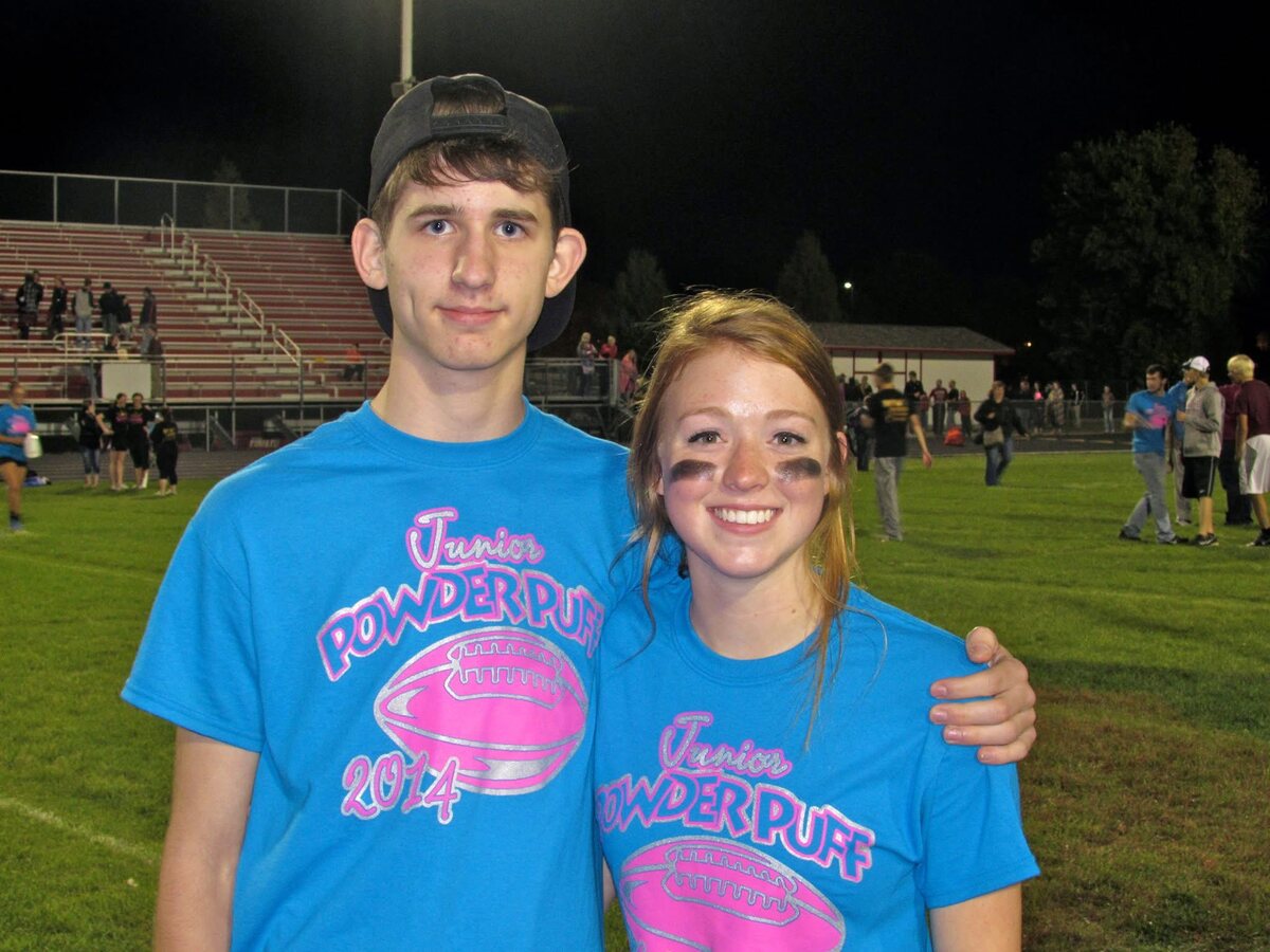 Josh and Alyssa together during their Fairmont school years in 2014. They were in the same grade and continued sharing many of the same friends through high school.
