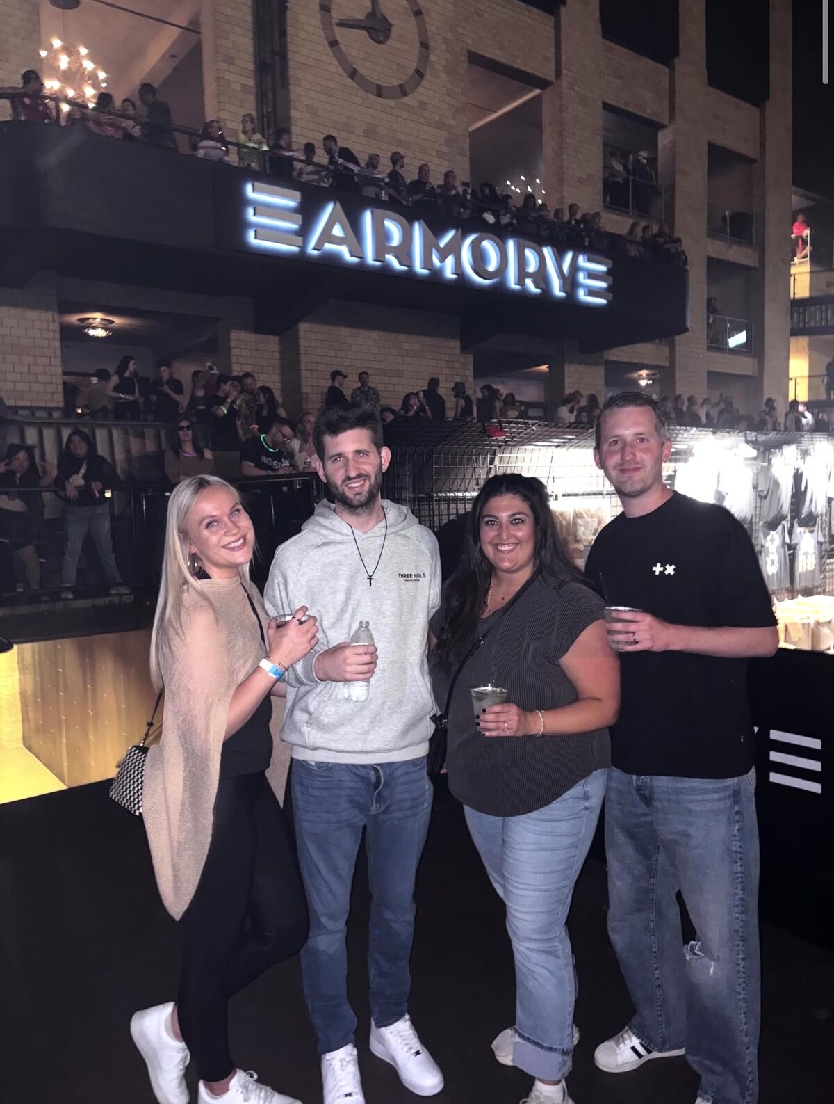 Josh and Ingrid Liljenquist with Lauren and Jacob Liljenquist during a night out together.