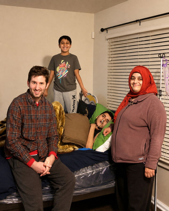 Josh Liljenquist visiting Azeza, Gigi and family at their Detroit home