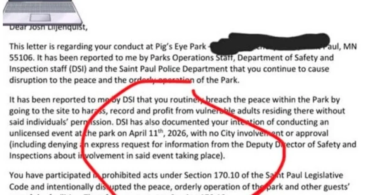 Privately received annotated detail